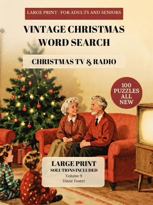 Vintage Christmas Word Search Volume 9: The Big Book of Christmas TV and Radio